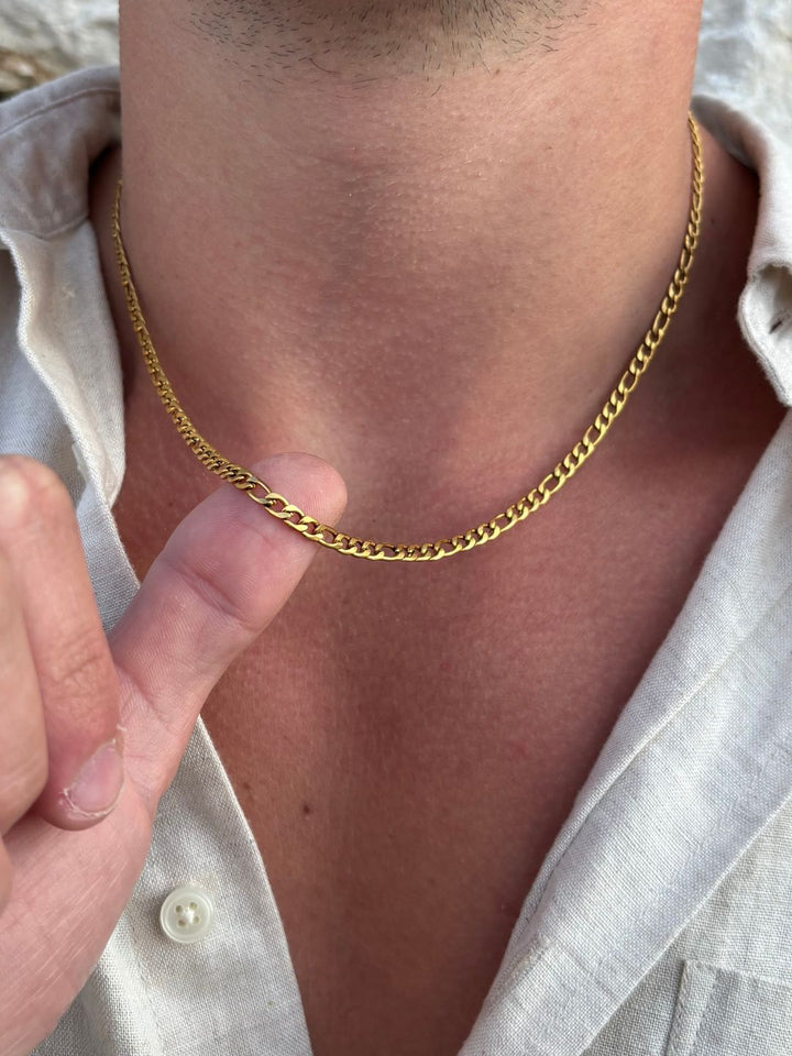 FIGARO CHAIN 3MM | 18K Gold