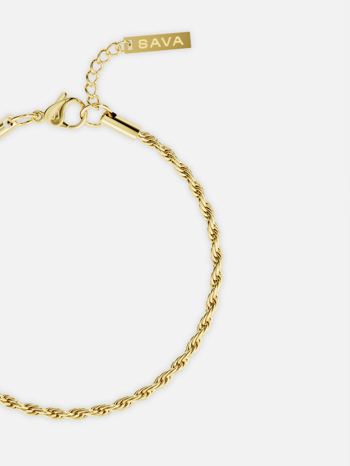 ROPE BRACELET 3MM | 18K Gold