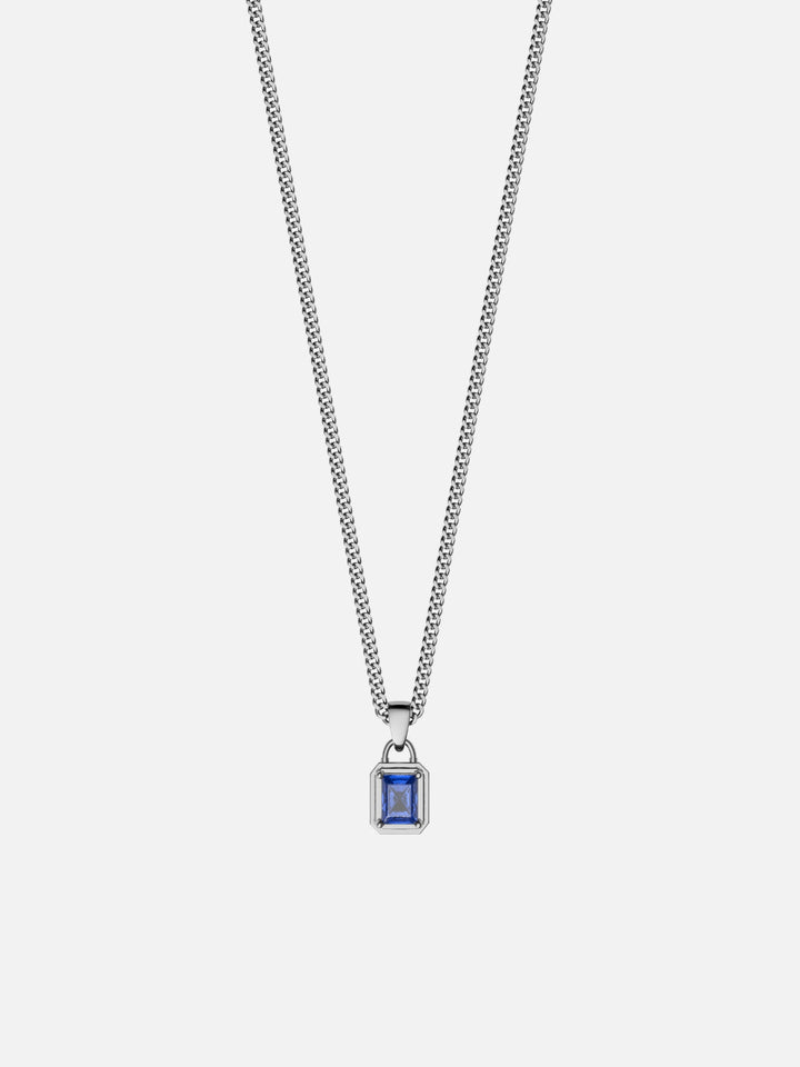 OCEAN GEMSTONE CHAIN | Silver