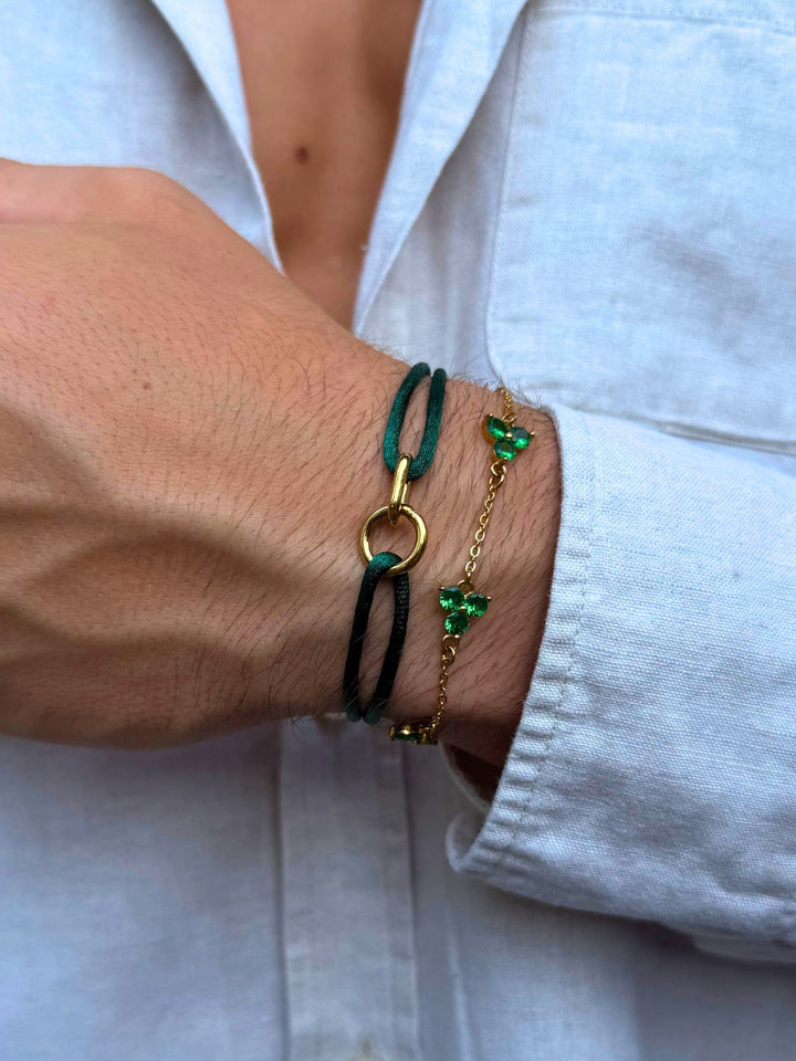 GREEN UNITY BRACELET | 18K Gold
