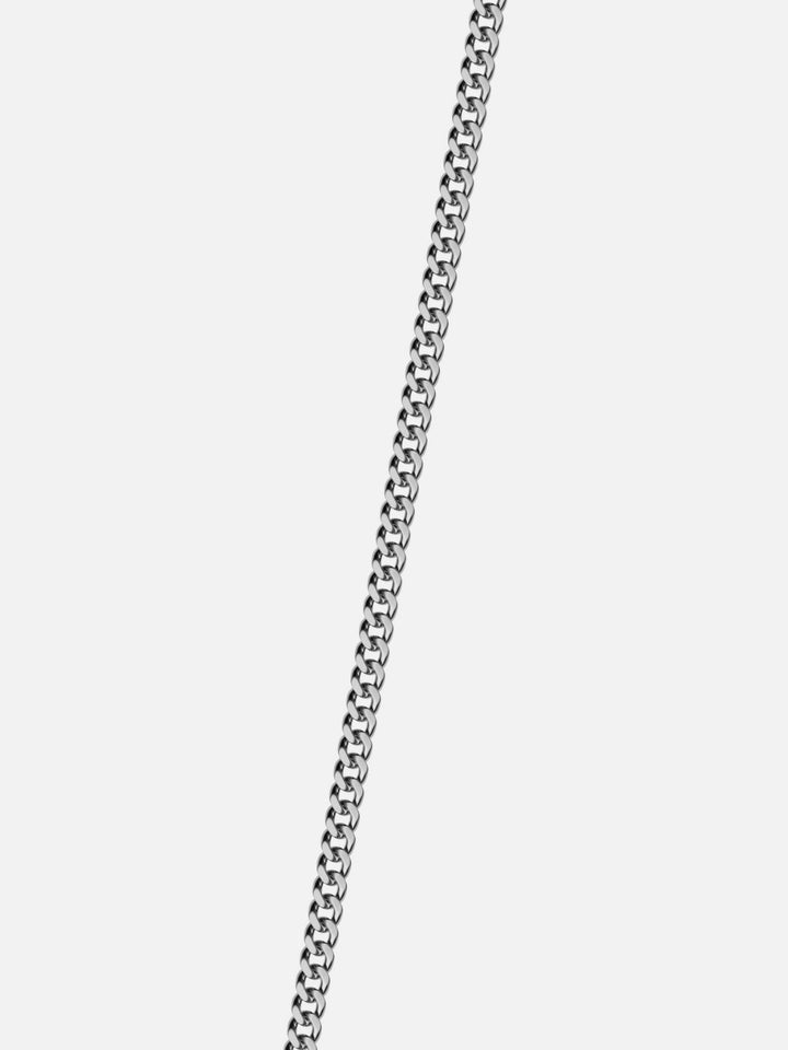 GREEN GEMSTONE CHAIN | Silver